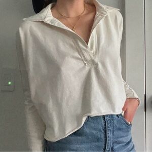 Free People Movement Prepped Polo Layer sz medium